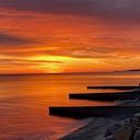 Lake Erie at sunset